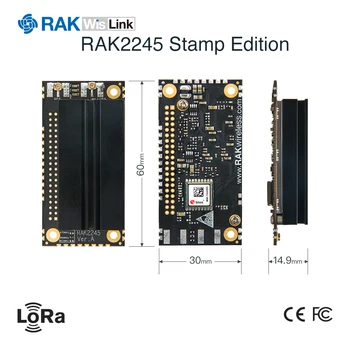 RAK2245 Antspaudas Edition | RAKwireless WisLink LPWAN Koncentratorius Modulis pagrįstas SX1301,iš Anksto įdiegti LoRa vartai OS